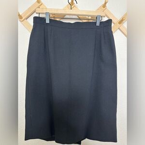 Giorgio Armani Vintage Navy Blue Skirt Sz 12